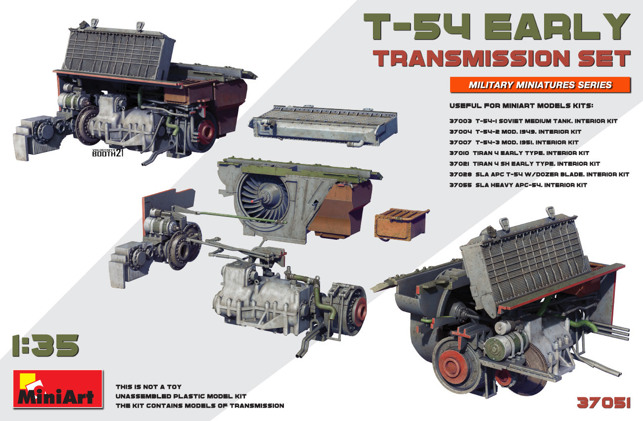 Miniart 1/35 T-54 Early Transmission Set | 4820183313812