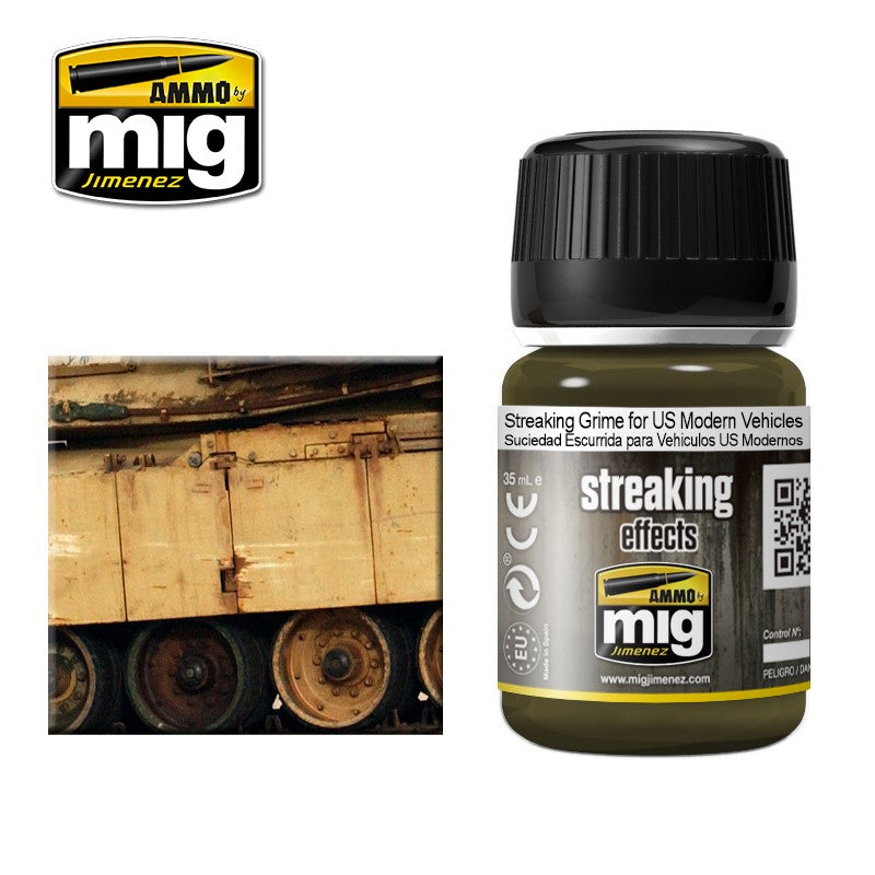 Ammo Mig Streaking Grime for Us Modern Vehicles | 8432074012078