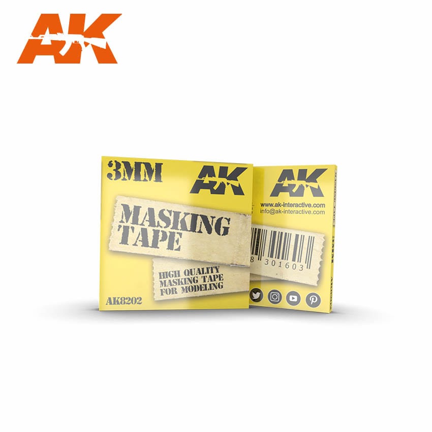AK Interactive Masking Tape 3 mm | 8435568301603