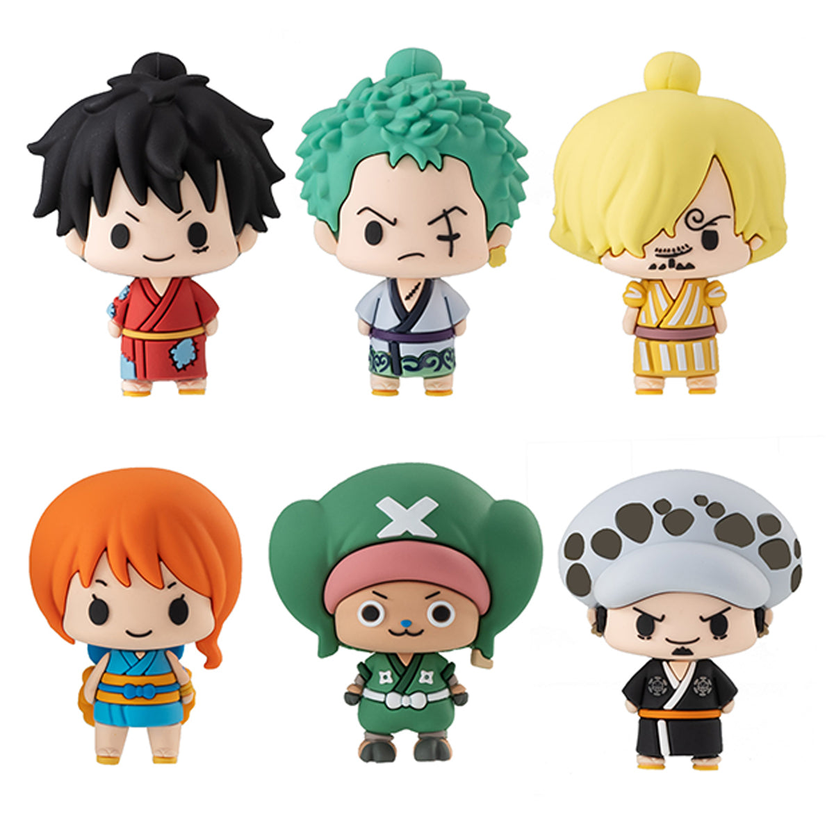 Megahouse Chokorin Mascot One Piece Wano Country Edition Set "One Piece", Entire Set | 4535123834707