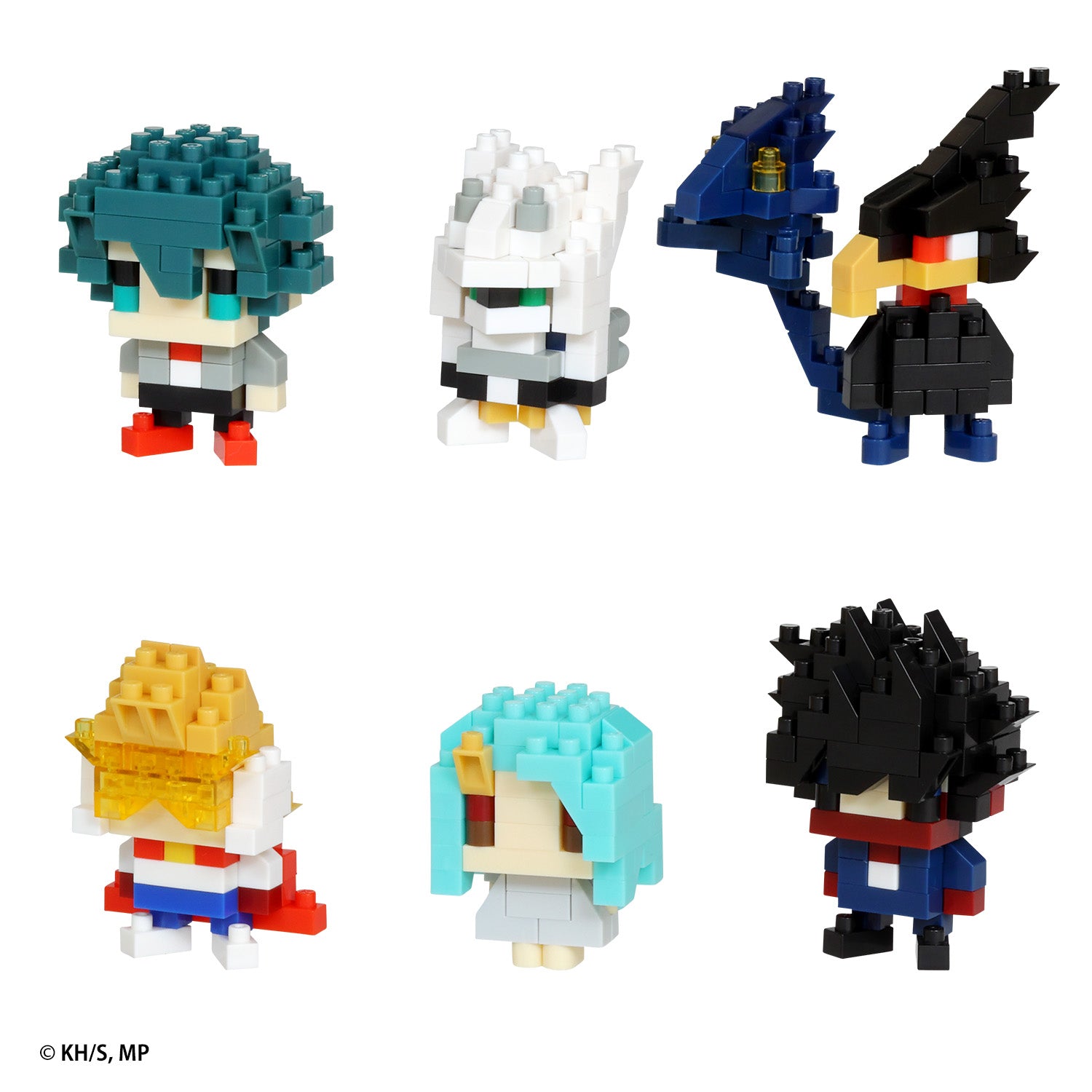 Nanoblock mininano Series , My Hero Academia Vol. 3 (Blind Box), Box of 6 | 4972825224359