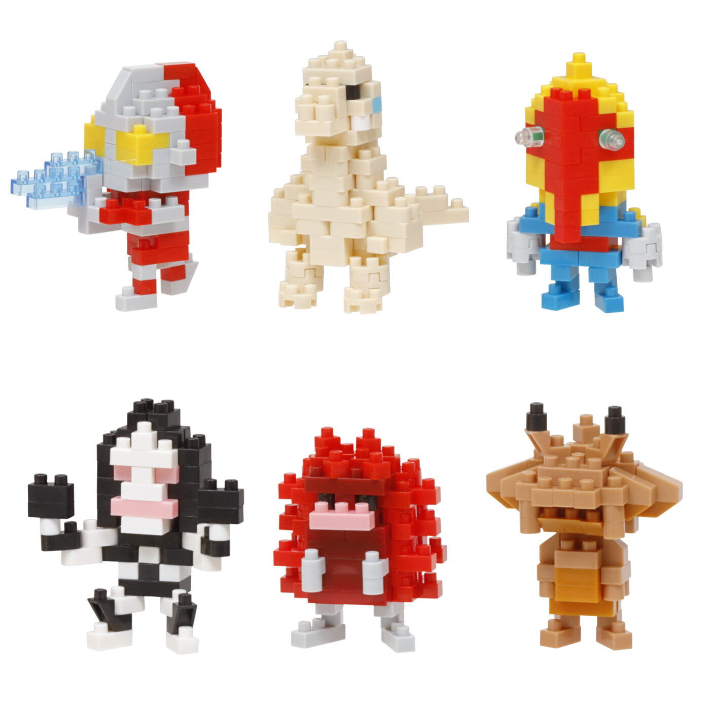 Nanoblock mininano Series Ultraman Vol. 2, Blind Box of 6 | 4972825221914
