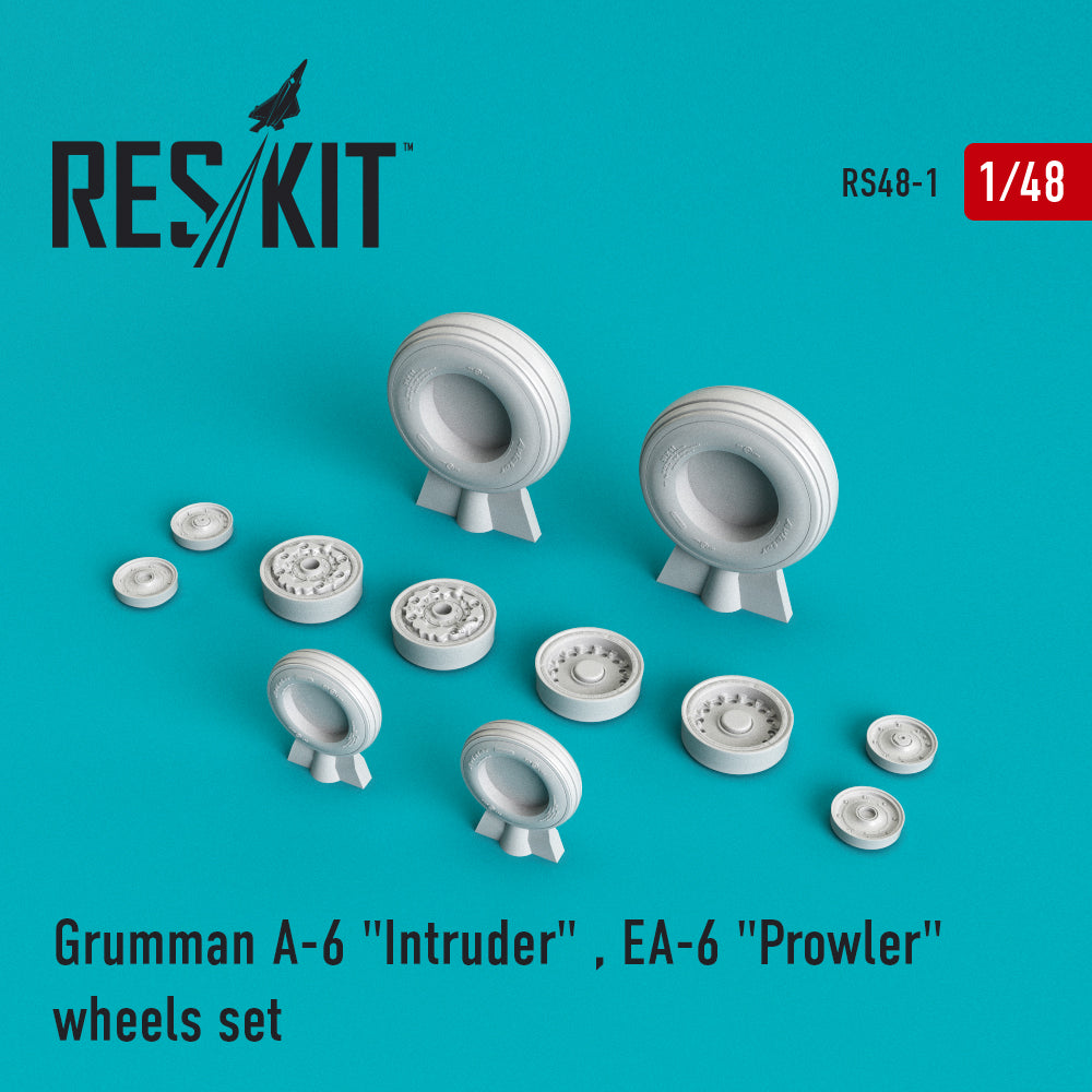 Res/Kit A-6 'Intruder' , EA-6 'Prowler' wheels set | 4824594100016