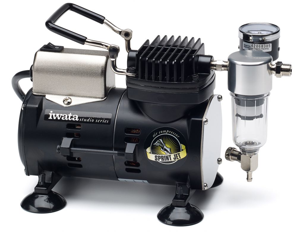 IWATA Sprint Jet 110-120V Airbrush Compressor | 734748710807