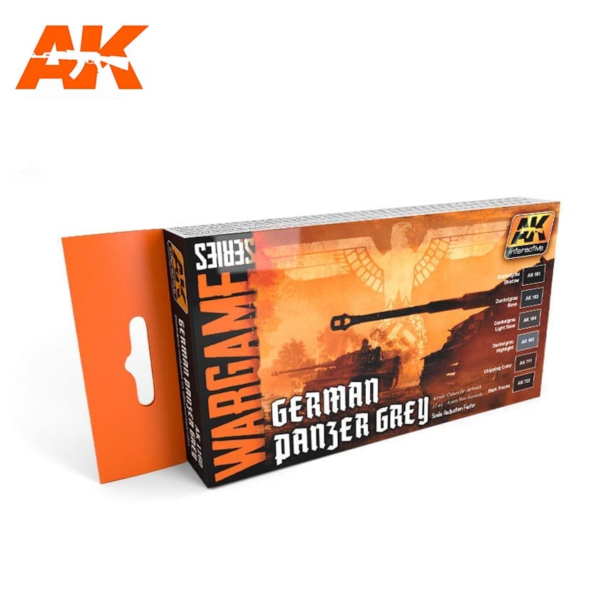 AK Interactive German Panzer Grey Colors Set | 8436535511605