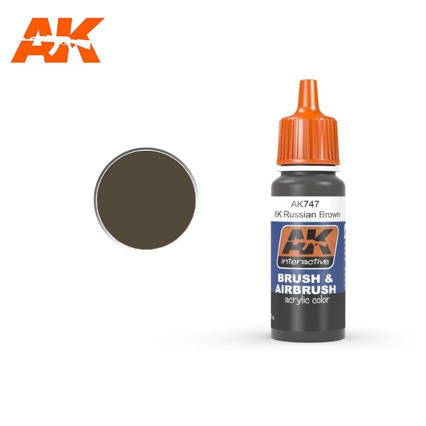 AK Interactive 6K Russian Brown 17ml | 8436535577472