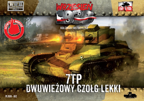 First to Fight Polish 7TP double turret Polish light tank | 9788364186318