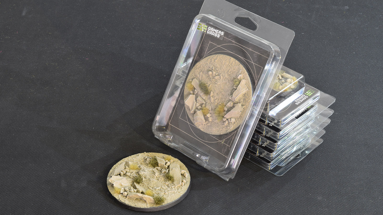 Gamers Grass Battle Ready Bases - Arid Steppe - Round 100mm (x1) | 738956789013