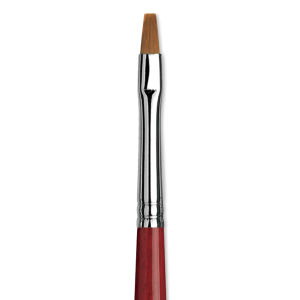 Da Vinci Cosmotop Spin 5580 Watercolor Brush - Flat, Short Handle, Size 2 | 4017505202064