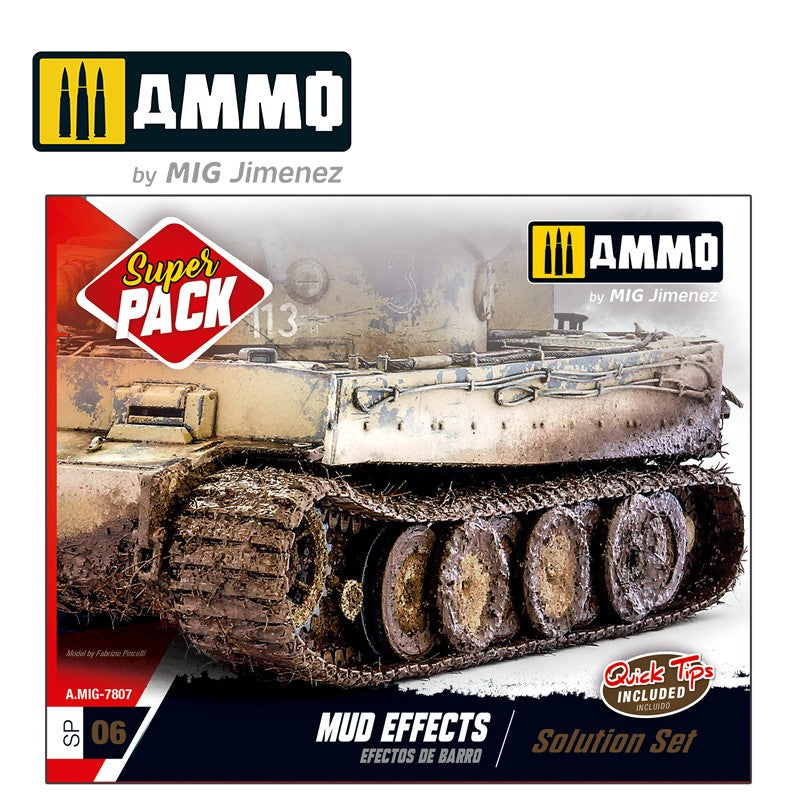 Ammo Mig Mud Effects Solution Set | 8432074078074