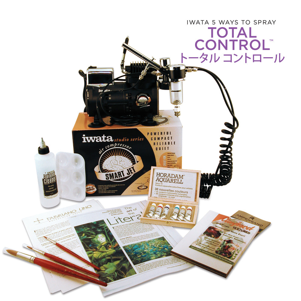 IWATA Watercolor Airbrush Kit with High Performance HP-C Plus | 734748183007