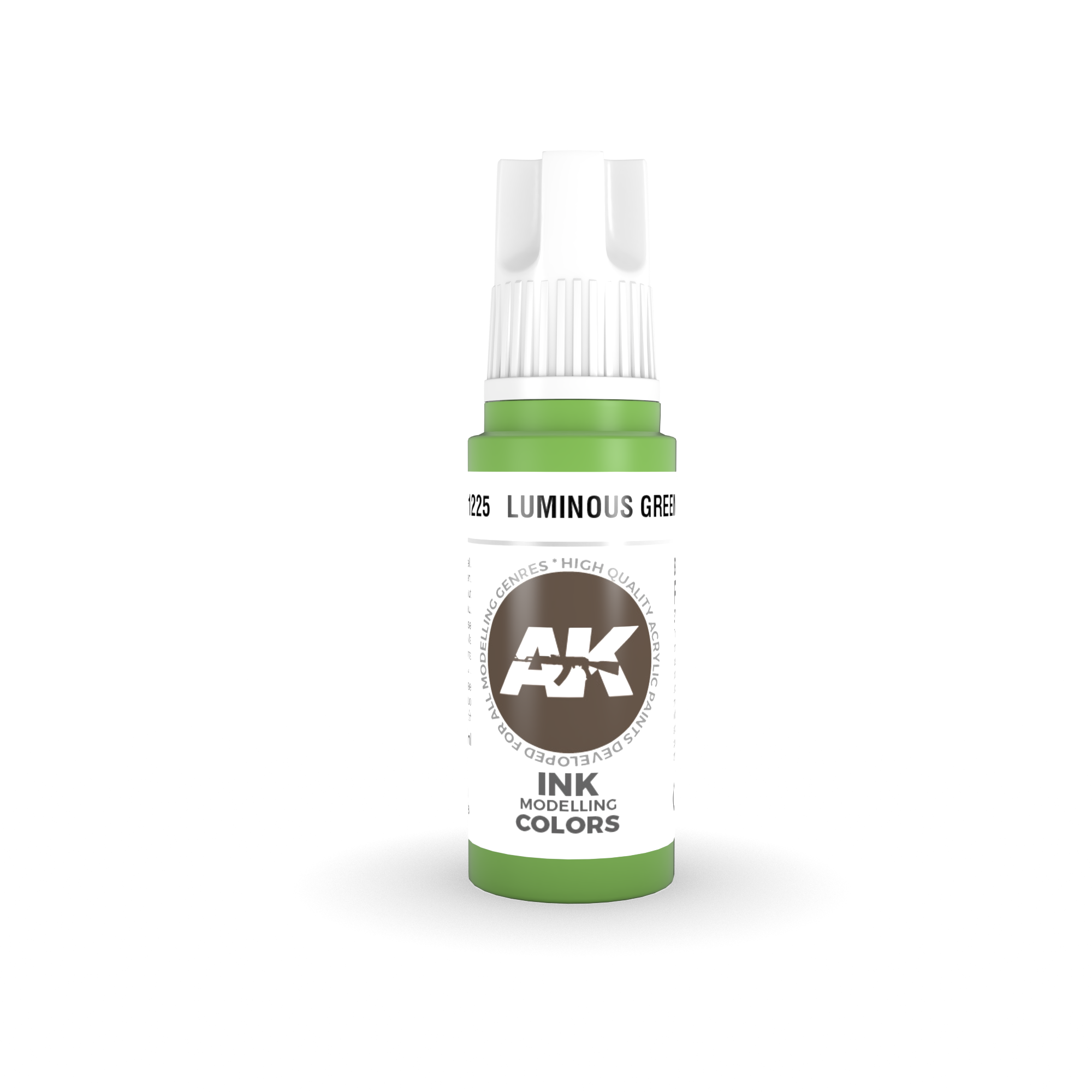 AK Interactive 3G Acrylic Luminous Green INK 17ml | 8435568304581