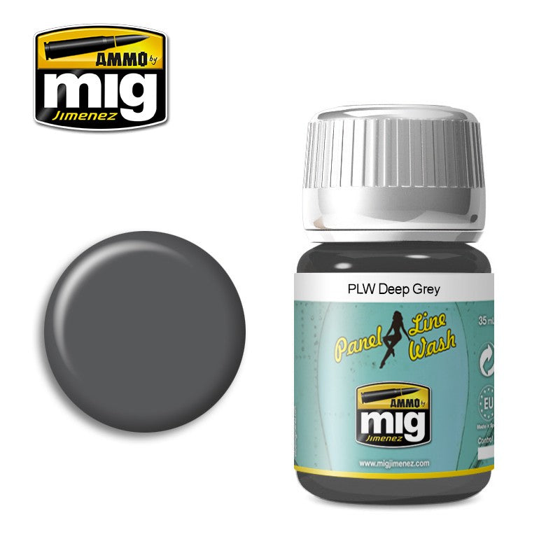 Ammo Mig Deep Grey Panel Line Wash | 8432074016021