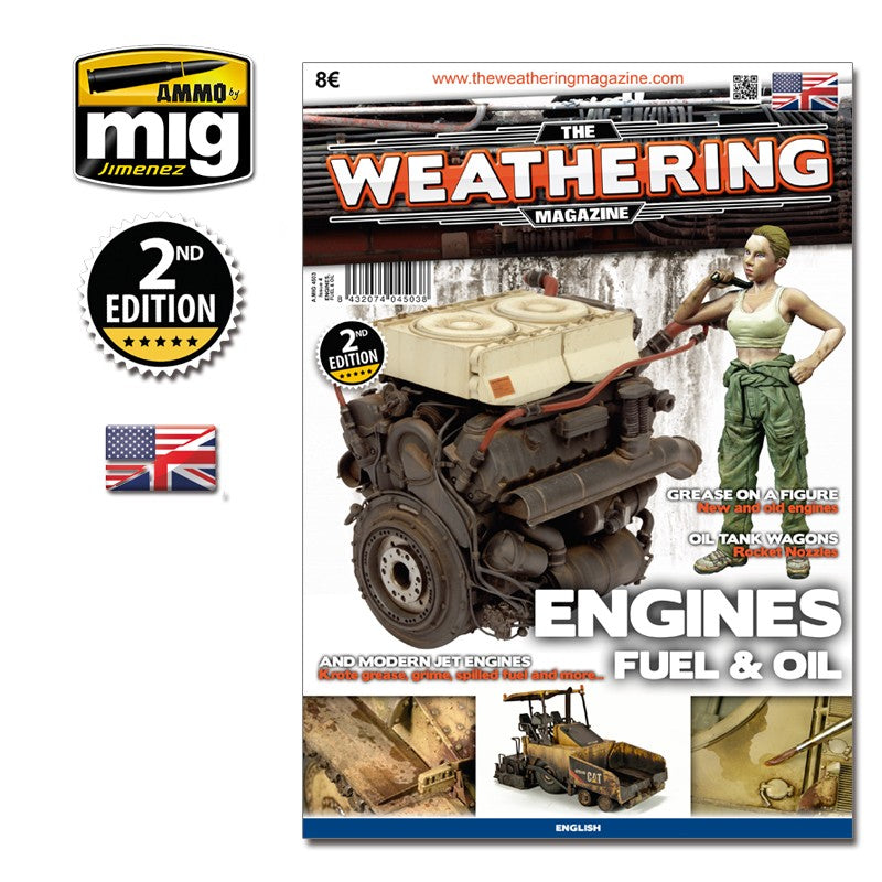 Ammo Mig The Weathering Magazine No 4: Engine, Grease & Oil (English) | 8432074045038