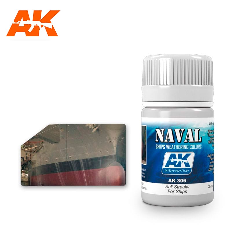 AK Interactive Salt Streaks For Ships | 8436535573061