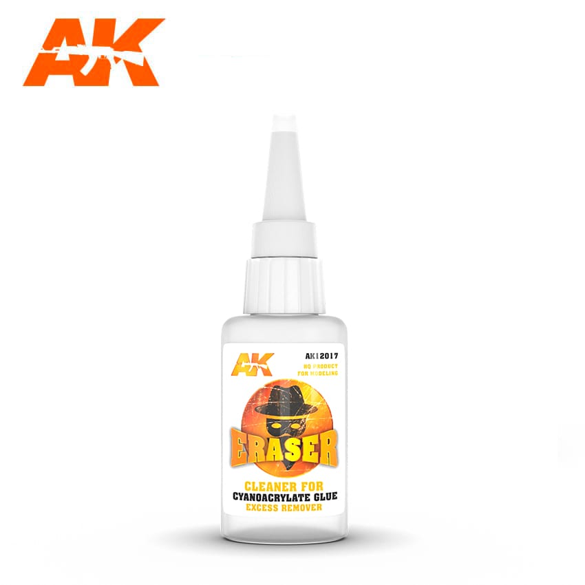 AK Interactive Eraser Cleaner For Cyanoacrylate Glue Excess Remover | 8435568305748