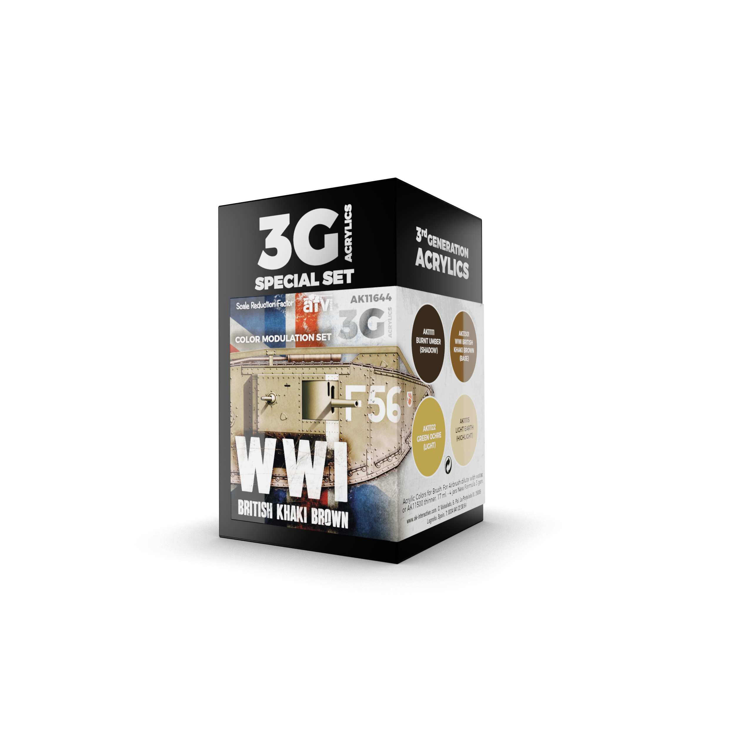 AK Interactive 3G Modulation WWI British Colors | 8435568310667