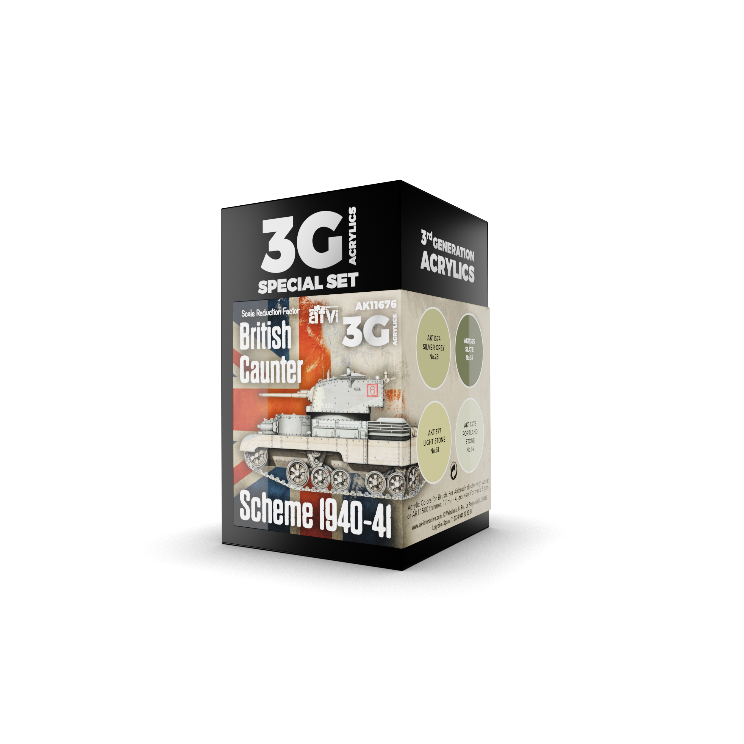 AK Interactive 3G British Caunter Scheme 1940-1941 | 8435568311725