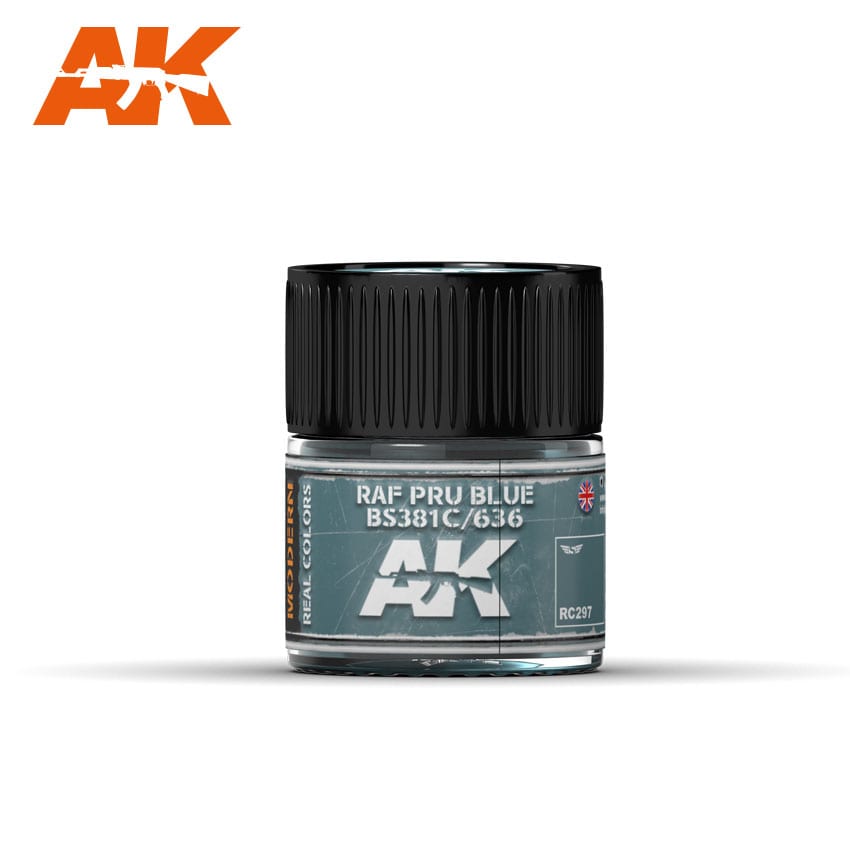 AK Interactive Real Colors RAF Pru Blue BS381C/636 - 10ml | 8436564925985