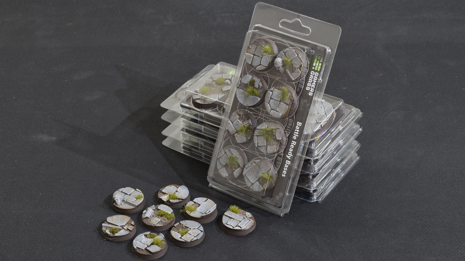 Gamers Grass Battle Ready Bases - Temple - Round 32mm (x8) | 738956789174