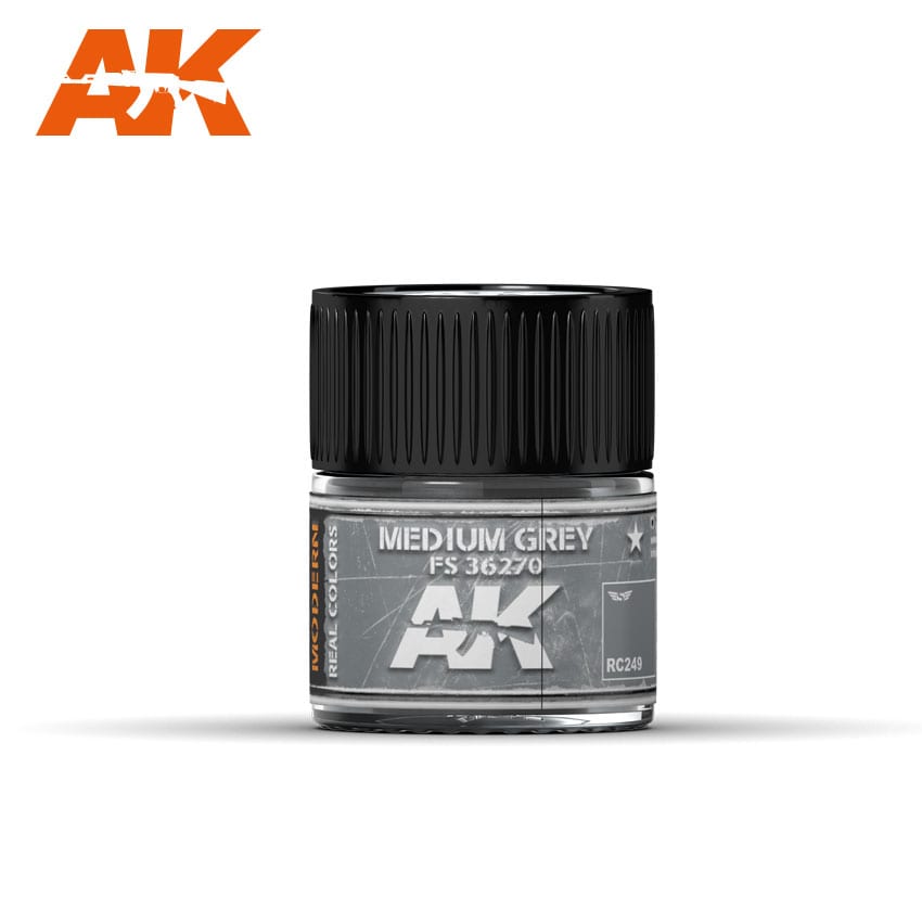 AK Interactive Real Colors Medium Grey FS 36270 10ml | 8436564925503