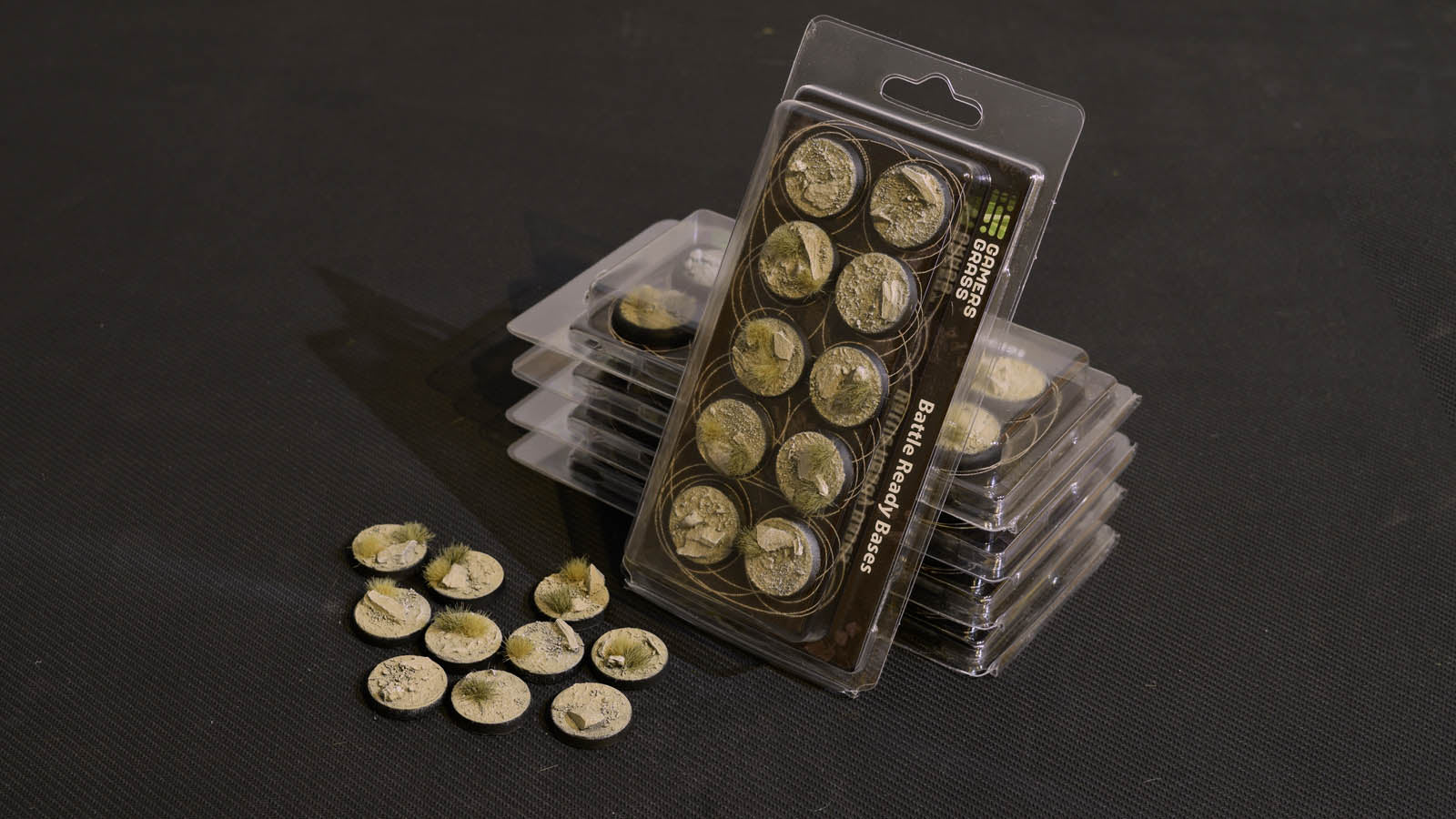 Gamers Grass Battle Ready Bases - Arid Steppe - Round 25mm (x10) | 738956788610