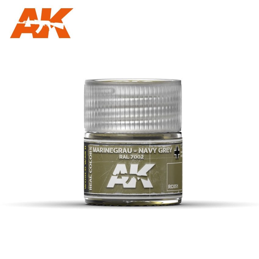 AK Interactive Real Colors Marinegrau-Navy Grey RAL 7002 10ml | 8436564922847