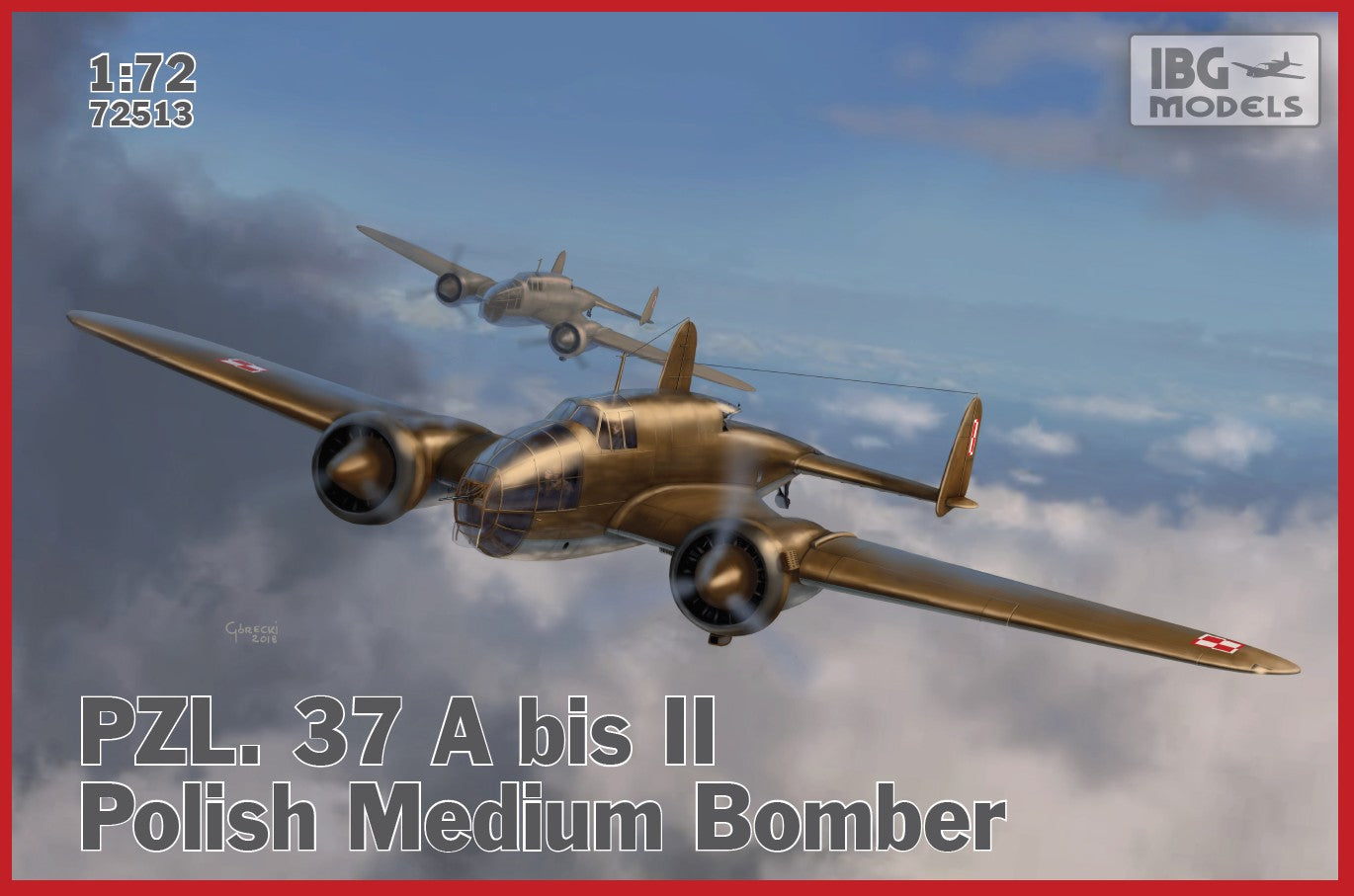 IBG Models 1/72 PZL. 37 A bis 2 Los – Polish Bomber Plane | 5907747901629
