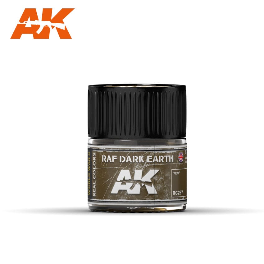 AK Interactive Real Colors RAF Dark Earth - 10ml | 8436564925886