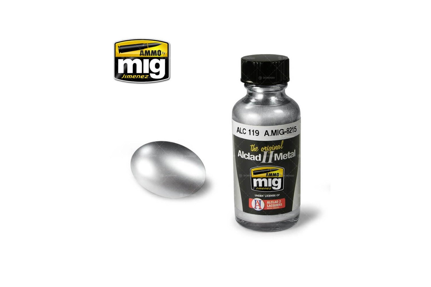 Ammo Mig Airframe Aluminium Alclad Metallic Paint ALC119, 30ml | 8432074082156