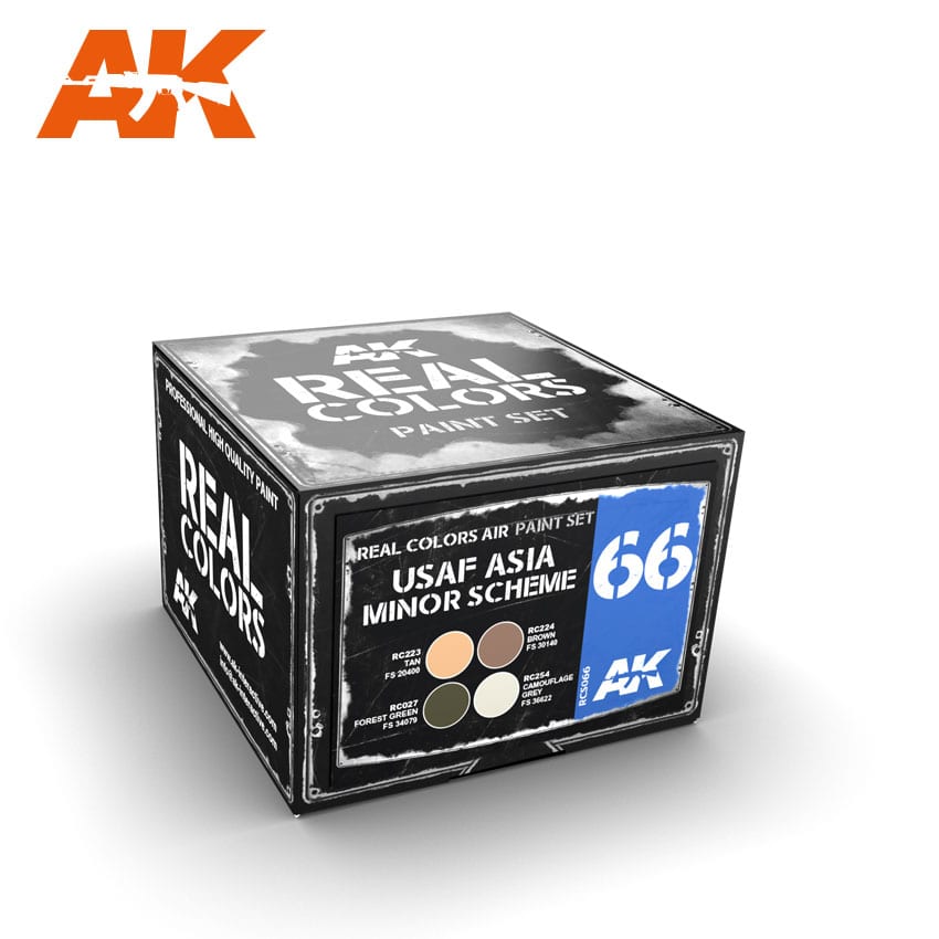 AK Interactive Real Colors USaf Asia Minor Scheme Set | 8435568301078