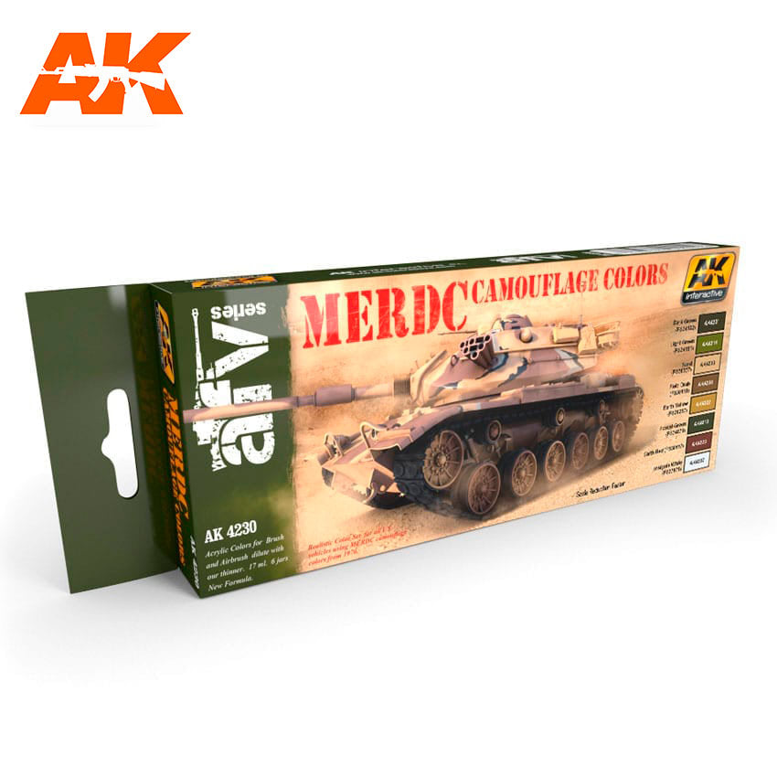 AK Interactive MERDC Camouflage Colors | 8436564920126