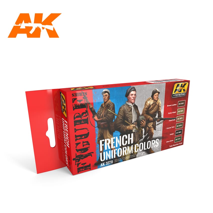 AK Interactive French Uniform Colors | 8436564926548
