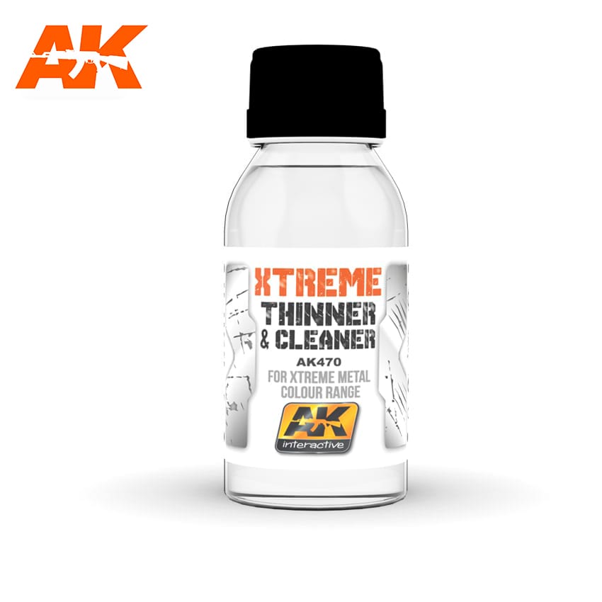 AK Interactive Xtreme Cleaner & Thinner For Xtreme Metal Colour Range | 8436535574709