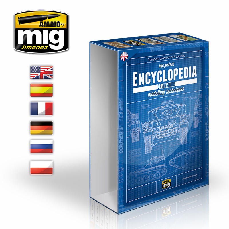 Ammo Mig Encyclopedia of Armour Modelling Techniques - Complete Collection (English) | 8432074061496