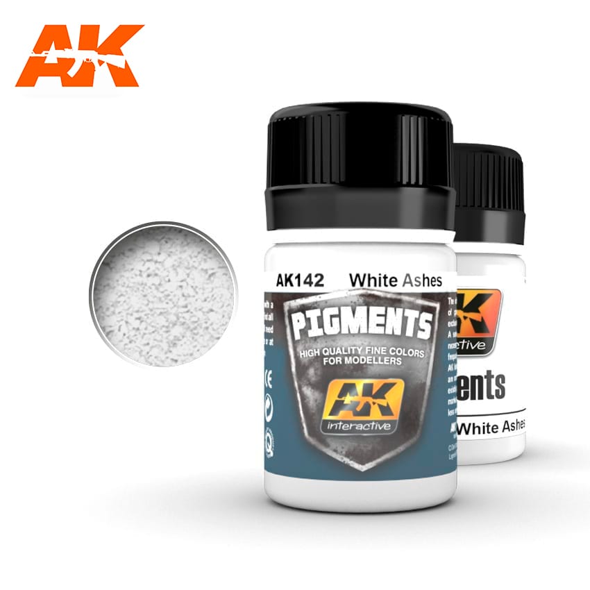 AK Interactive White Ashes | 8436535571425