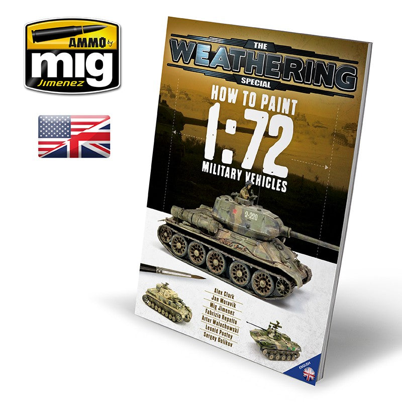Ammo Mig The Weathering Magazine - Special - How to Paint 1/72 Military Vehicles (English) | 8432074060192