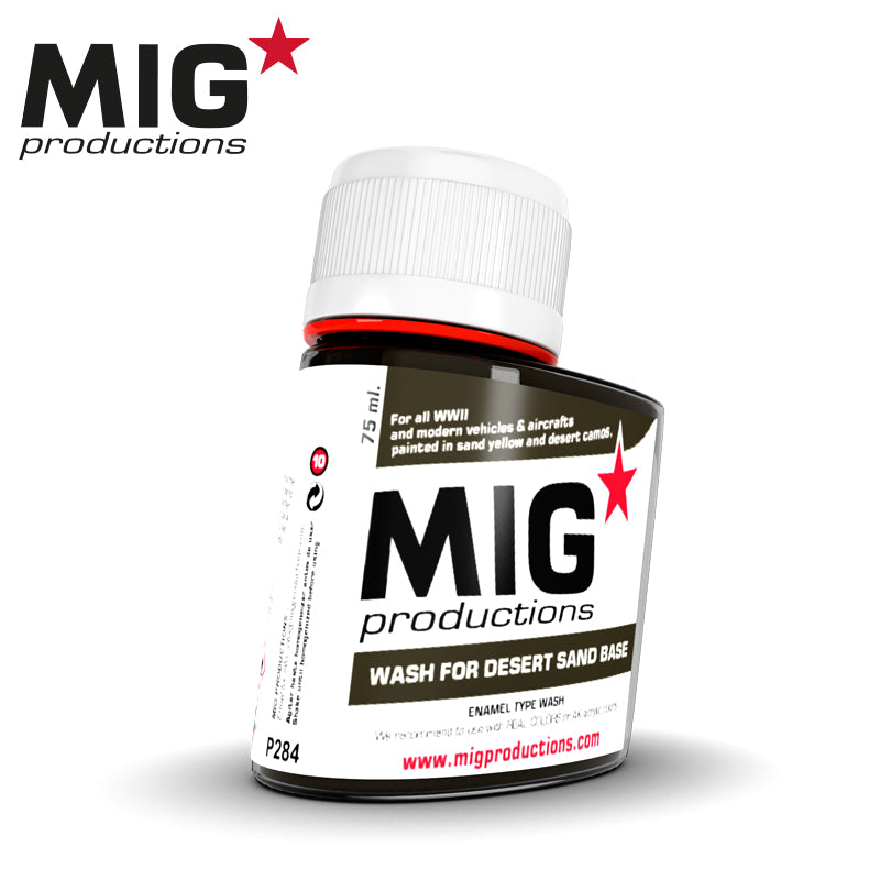 MIG Wash for Desert Sand Base 75ml | 8436564926814