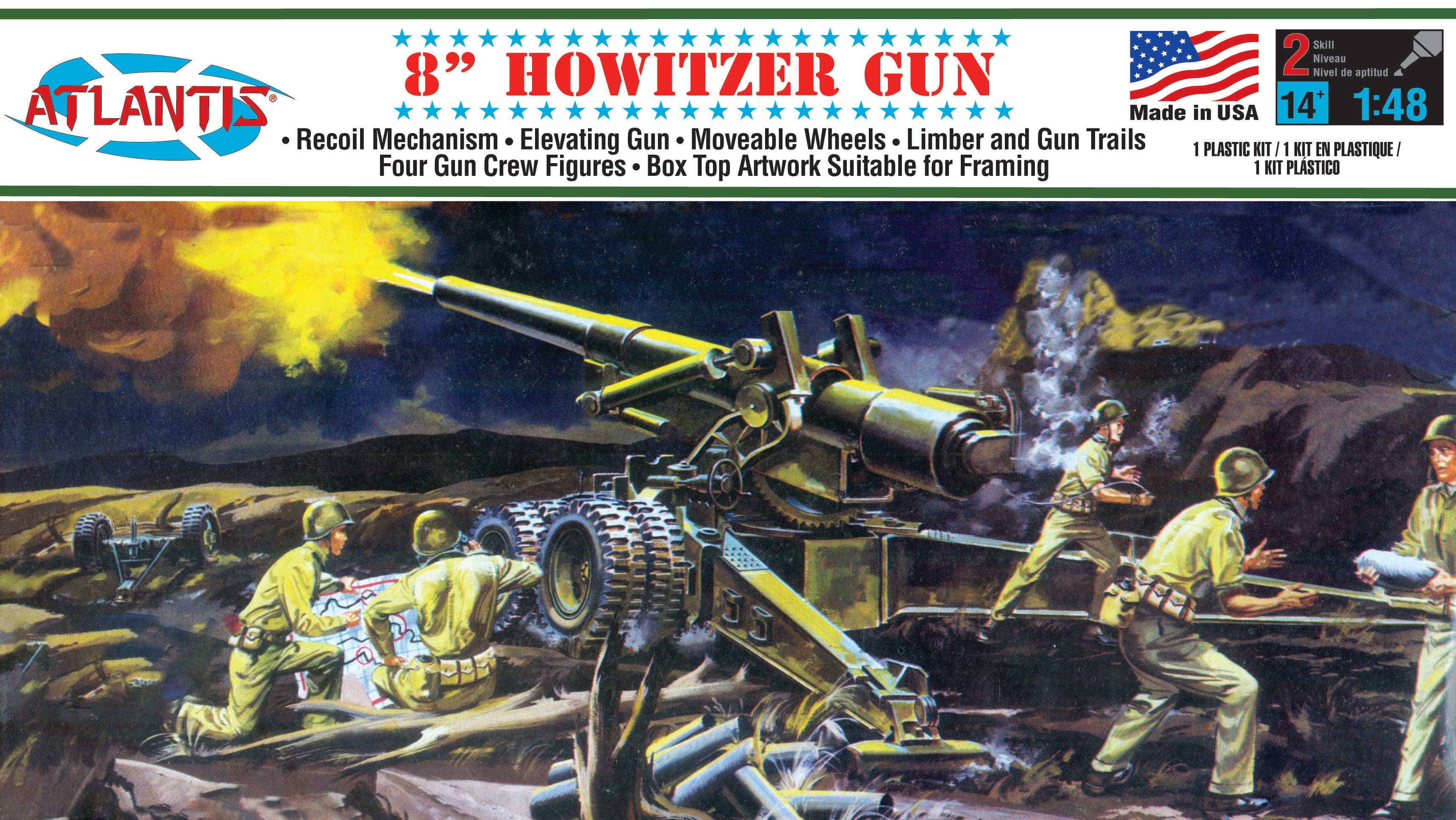 Atlantis 1/48 US Army Howitzer | 850002740264