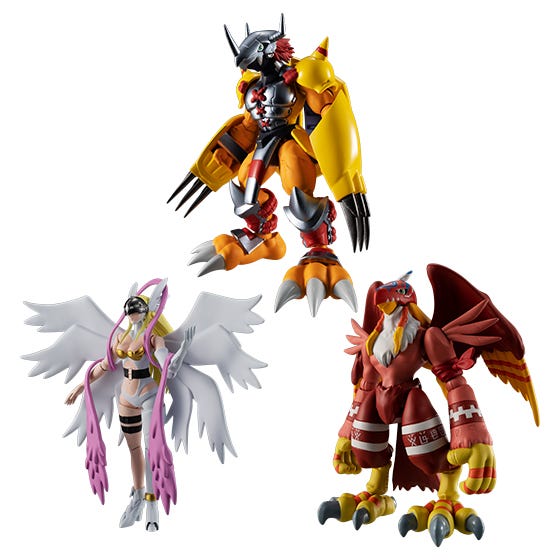 Bandai Shodo Digimon Adventure 1 'Digimon', Bandai Shokugan (6/BOX) | 24549660466141