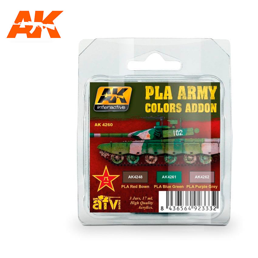 AK Interactive PLA Army Colors Addon | 8436564923332