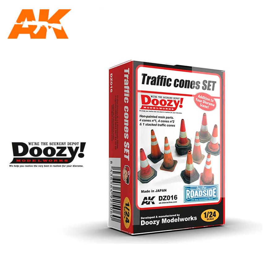 Doozy 1/24 Traffic Cones Set | 8436564925060