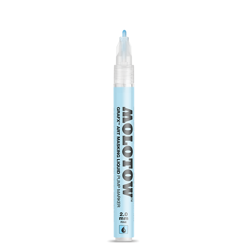 Molotow GRAFX Art Masking Liquid Pump Marker, 2mm | 4250397613833