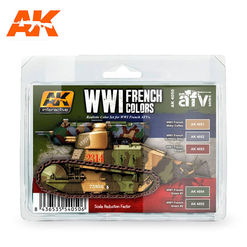 AK Interactive WWI French Colors | 8436535574952