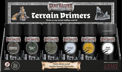 GAMEMASTER Terrain Sprays Display Stand Pack | 5713799300095