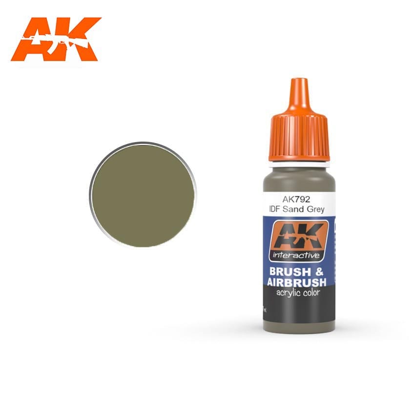 AK Interactive IDF Sand Grey 73-17ml | 8436535577922