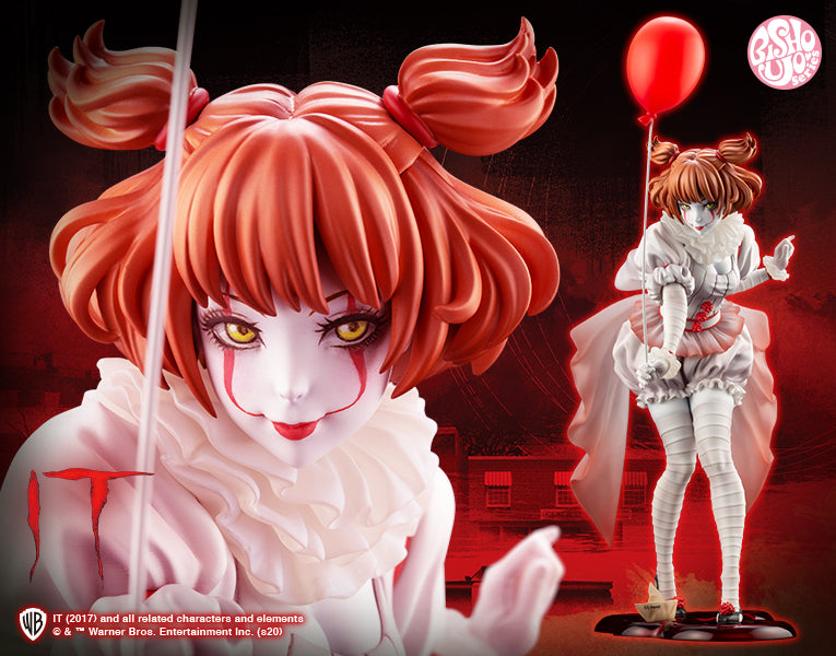 Kotobukiya 1/7 IT (2017) Pennywise Bishoujo Statue, Painted and Assembled Figure Kit | 190526024229
