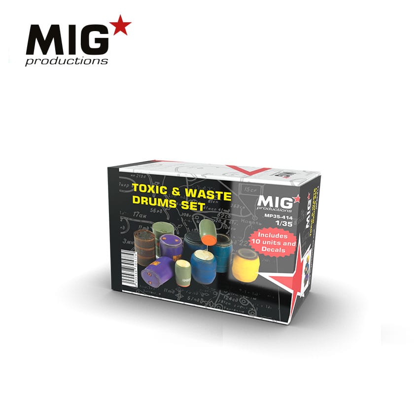 MIG 1/35 Toxic & Waste Drums Set | 8435568305779