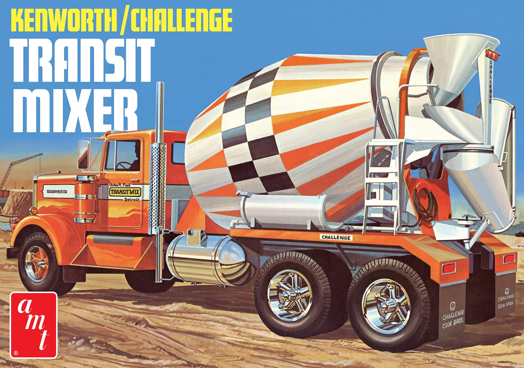 AMT 1/25 Kenworth Challenge Transit Cement Mixer | 849398042458