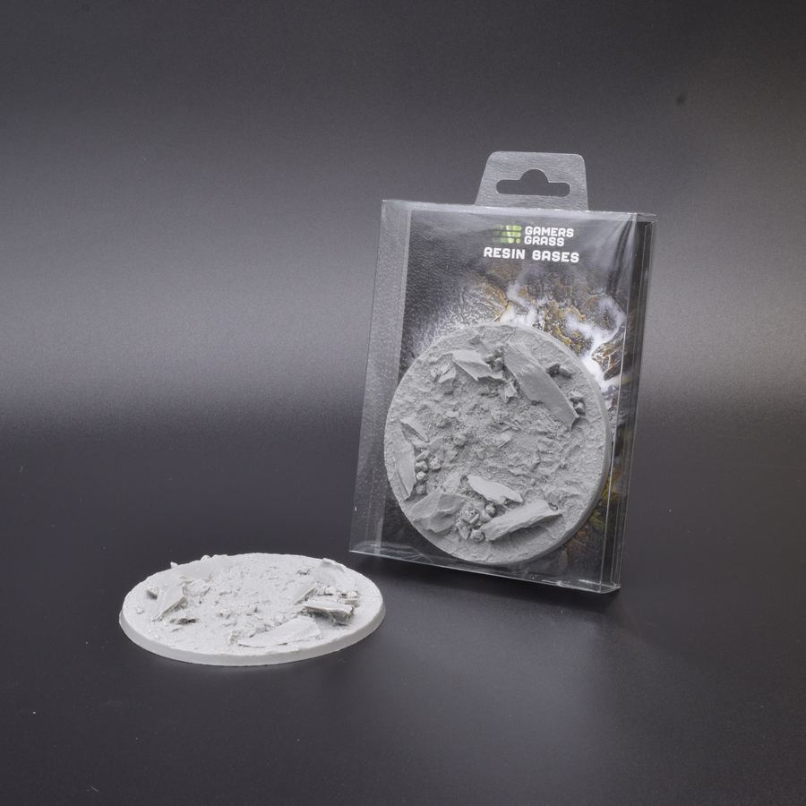 Gamers Grass Resin Bases - Rocky Fields - Round 100mm (x1) | 738956789518